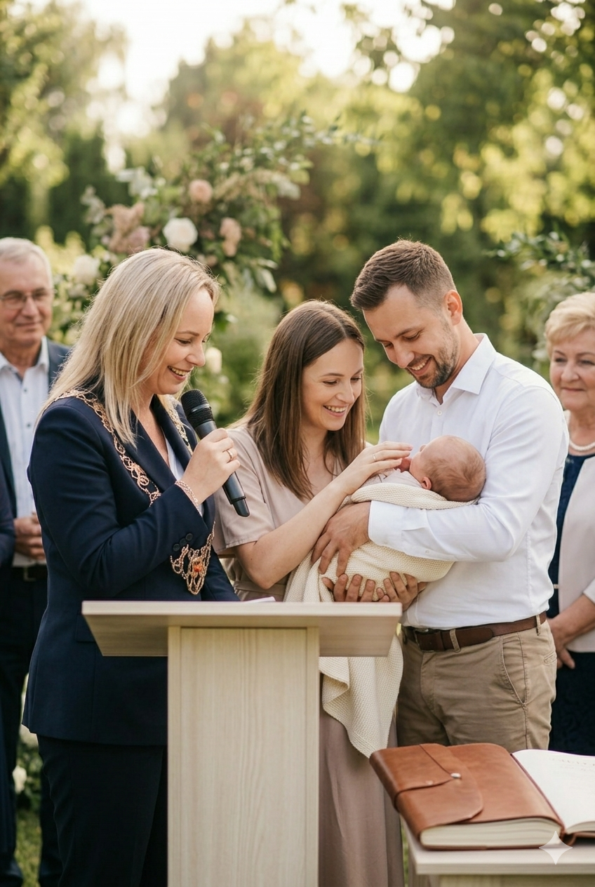 Aneta Dobroch chrzest dziecka